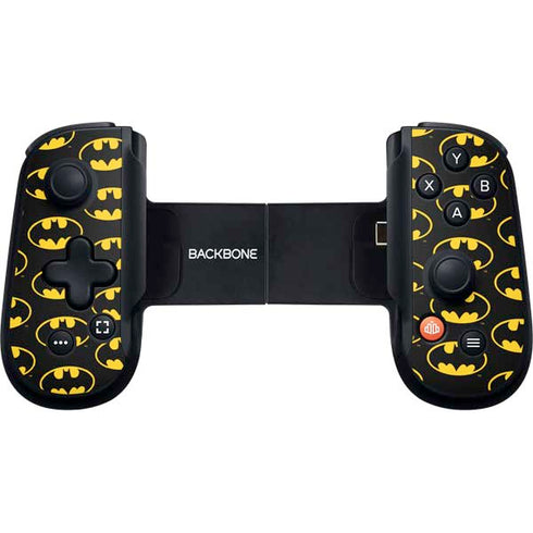 DC Comics Batman Logo Pattern Backbone One for iPhone Game Controller Skin